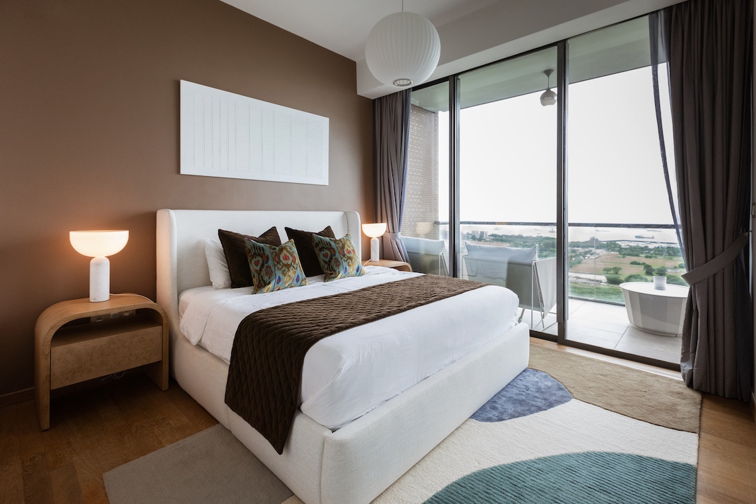 海が見えるシンガポールの家、インテリア